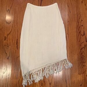 Savannah Morrow The Label Vita Asymmetrical Skirt | Cream | S